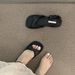 French-style Vintage Flat Sandals For Women, 2025 Summer New Fairy-style To Match Skirts, Roman-style One-strap Beach_vogvips.com