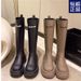 Autumn New 2024 Women's Fashion Versatile Stylish Slimming Chunky Heel Over-the-Knee Riding Trendy Long Boots_vogvips.com