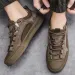 Trend Men's Casual Leather Shoes 2023 New Shoes For Men High-top Black Casual Male Sneakers Platform S 2023 New Tenis Masculino_vogvips.com