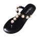 Beach Flip-Flops Social Internet Celebrity Crystal Jelly Thong Sandals For Women Students Korean Fashion Outdoor Summer_vogvips.com