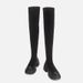 Winter New Height-Increasing Short For Women, Thick-Soled Long Over-the-Knee Mid-Calf Stretch Boots, Suede Slim Boots_vogvips.com