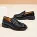 Black Leather New Spring And Autumn Styles, British-style Women's Shoes, Comfortable Loafers For Working Mothers_vogvips.com