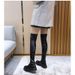 Over-the-Knee Long For Women 2024 Autumn Winter New Elastic Slimming Tall Flat Mid-Heel Thick-Soled Riding Boots_vogvips.com