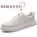 DIMANYU Men's Sneakers Genuine Leather 2026 New Summer Casual Platform Lace-up Simple Fashion Breathable Shoes Men_vogvips.com