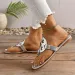 Leather Flip-ps Shoes Summer Big Brand New Women's Leopard Print Snakeskin Slippers Europe And America 36-43_vogvips.com