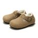 RUIZUSTOCK Winter Children's Cork Casual With Fleece Boys' Cotton Shoes Suede Girls' Leather Boots Thickened_vogvips.com