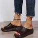 Large Size 35-43 Women's Summer 2021 European And American Platform Peep-toe Fashion Outdoor Thick-soled Sandals_vogvips.com