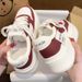 Thick-soled All-match High-heeled White New Spring Hot-selling Sports For Women, Niche Design Sneakers, Fashionable_vogvips.com