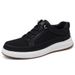 Men's Little White Shoes Mesh Board Shoes Platform Sports Shoes Casual Board Shoes Men's First Layer Of Cowhide Breathable_vogvips.com
