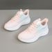 New Fashion Summer Women's Lightweight Popular Running Sneakers Breathable White Gradient Color Casual Shoes For Women_vogvips.com