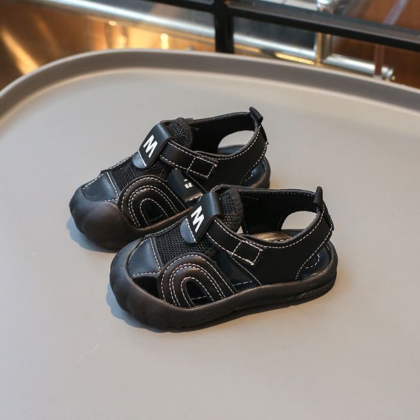 Summer Baby Sandals Closed-Toe Soft Sole Infant Toddler Children Boys Girls Mesh Shoes Non-Slip_vogvips.com