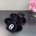 Xiaoxiangfeng Thick Bottom Heightening Mao Mao Slippers 2025 New Autumn And Winter Schoolbag Buckle Fashionable Outer Wear Internet Celebrity_vogvips.com