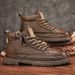 European Warm Series Men's Shoes 2025 New Autumn Winter High-top Fleece-lined Warm Martin Fashion British Style Casual Work Boots_vogvips.com
