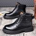 European Warm Series Martin Winter Fleece Lined Thickened High-top Shoes Warm Wool Men's Snow Boots_vogvips.com
