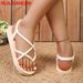 2026 New Flat Open Toe Summer Casual Narrow Band Designer Sandals Female Leisure Lightweight Shoes Women_vogvips.com