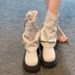 Internet Celebrity Martin 2025 New Trendy Fashion Short Versatile Stylish Thick-Soled Tube Boots For Women_vogvips.com