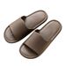 EVA Material Unisex Summer Solid Color Bathroom Shower For Couples, Home Use, Non-slip, Simple Soft-soled Slide Sandals_vogvips.com