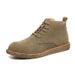High-top booties Mid-top desert work boots Big leather boots_vogvips.com