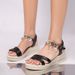 New Fashion Women's Waterproof Platform Thick-soled Increase Fish Mouth Heels_vogvips.com