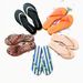 Outdoor Summer Print Leopard Print New Beach Non-slip Women's Sandals With Toe Flip-flops_vogvips.com
