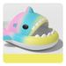 2026 Cute Summer EVA Gradient Shark Slippers Kids Candy Color Soft Indoor Sandals Women Men Fashion Outdoor Thick Sole_vogvips.com