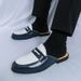 TerraStride Summer Slip-On Large Size 46 Men's Business Casual Leather British Style Trendy Shoes_vogvips.com