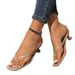 European And American Fashion Minimalist Style Thin Strap Flip-flops For Women, 2026 New Versatile Square-toed Stiletto_vogvips.com