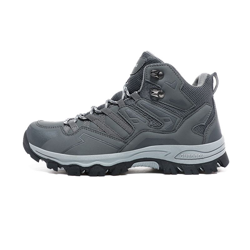 Men's & Women's High-Top Hiking Shoes - Breathable Mesh, Anti-Slip Rubber Sole For Outdoor Trail Running & Mountain Climbing_vogvips.com
