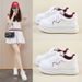 Little White Shoes Female Students Thick-soled Heightening Shoes Breathable Casual Shoes Board Shoes_vogvips.com