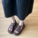 Quickly Praise Me, I Will Buy It! Flat-bottomed Open-toed Sandals Women's Summer New Small Muffin Thick-soled Versatile Outer Slippers_vogvips.com