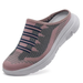 Lightweight Round Toe For Women Flats Soft House Slippers Female Slides Four Season Casual Mesh Lazy Shoes_vogvips.com