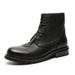 Retro Tooling Boots Thick Sole Heightening Lace-up Casual Style Design Martin Boots_vogvips.com