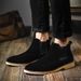 Men's sanded leather ankle boots Vintage boots Hipster boots High top casual leather boots for men_vogvips.com