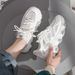 Dad's White S, Women's Summer New Korean Version Student Mesh Breathable Sports And Leisure Versatile Running_vogvips.com
