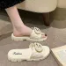2026s Summer Fashion Versatile Premium Outdoor Soft Sole Slides Women Non Slip Wear Resistant Breathable Slippers Black_vogvips.com