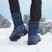 Leisure Sports, Outdoor Snow Boots, Winter Velvet Insulation, High Bond Velcro Cotton Shoes_vogvips.com