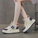 9955 Height Increasing 7CM Genuine Leather Dad For Women 2025 Spring And Autumn New Versatile Korean Style Thick Sole_vogvips.com