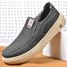 New Deigner Male Loafer Solid Color Leather Caual For Men Soft Sole Moccain Fahion Slip On Shoe Man Buine_vogvips.com