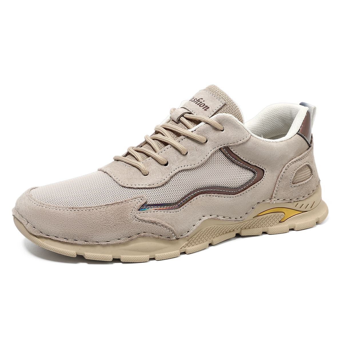 Genuine Leather Personalized Outdoor Casual Men's Shoes, Hiking And Mountaineering Shoes, Trendy Men's Shoes With Thick_vogvips.com