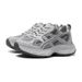 Trendy Gray Thick-soled Height-increasing Sneakers, New Spring Casual Shoes For Women, Versatile Dad Shoes_vogvips.com