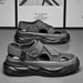 Men's Breathable Slip-On Sandals With Hook & Loop Closure - Lightweight & Comfortable For Casual Wear - Sizes 39-44_vogvips.com