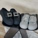 Newan-Style Genuine Leather RhinestNewe Platform Thick-Soled Closed-Toe For Women, Casual Slip-New Mules_vogvips.com
