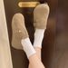 2025 Platform Height-Increasing For Women Autumn Winter New Fashion Versatile Slip-On Shoes To Match Dresses_vogvips.com
