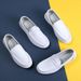 Men's Nurse Shoes White Soft-soled Non-slip Hospital Work Shoes Breathable And Comfortable Men's Casual Platform Shoes_vogvips.com