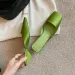 designer Women's Slipper Satin Square Toe Mules Slip On Design Durable Construction For Daily Wear Formal Gatherings_vogvips.com