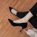 Women's Shoes Pointed Toe High Heels Professional Office Pumps With Stiletto Heel Soft Suede Upper Comfortable Work Shoes For All Seasons_vogvips.com