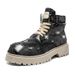 European Warm Series Cowboy Spring New Thick-Soled Martin Boots Fashion Washed High-Top Chunky Men's Trendy Shoes_vogvips.com