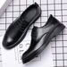 Leather For Men 2025 New Business Formal Casual British Soft Soled Black Men's Wedding Groom Shoes_vogvips.com