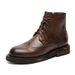 Martin Boots High-top Shoes Retro Short Boots Business Dress Thick-soled Heightening Casual Leather Shoes_vogvips.com