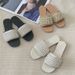 New-Style Pearl Flat Sandals Women, 2026 New Summer Model, High-End Beaded Casual Slippers For Outdoor Wear_vogvips.com